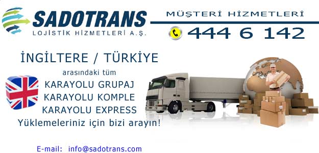 ingiltere bath parsiyel tir navlunu